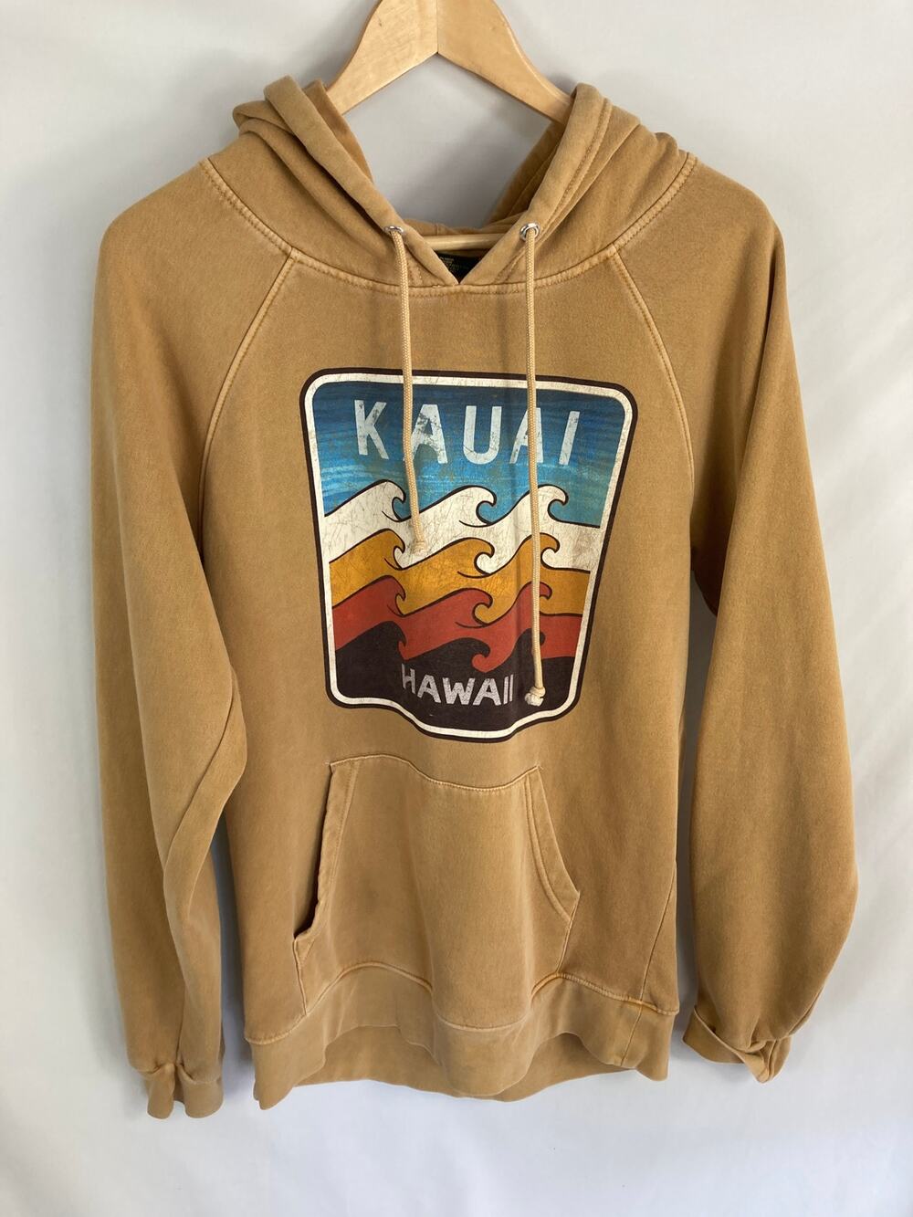 Lone Rock Clothing Kauai Hawaii Mens Hoodie Brown Size Small